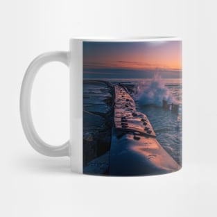 Sunset on the Shores of Lake Michigan Mug